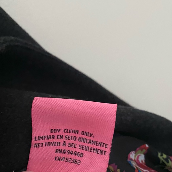 Betsey Johnson Dark Gray Wool Blend Longline Peacoat - Picture 7 of 7